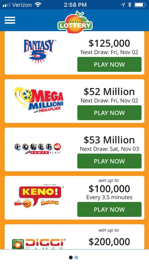 georgia lottery online play